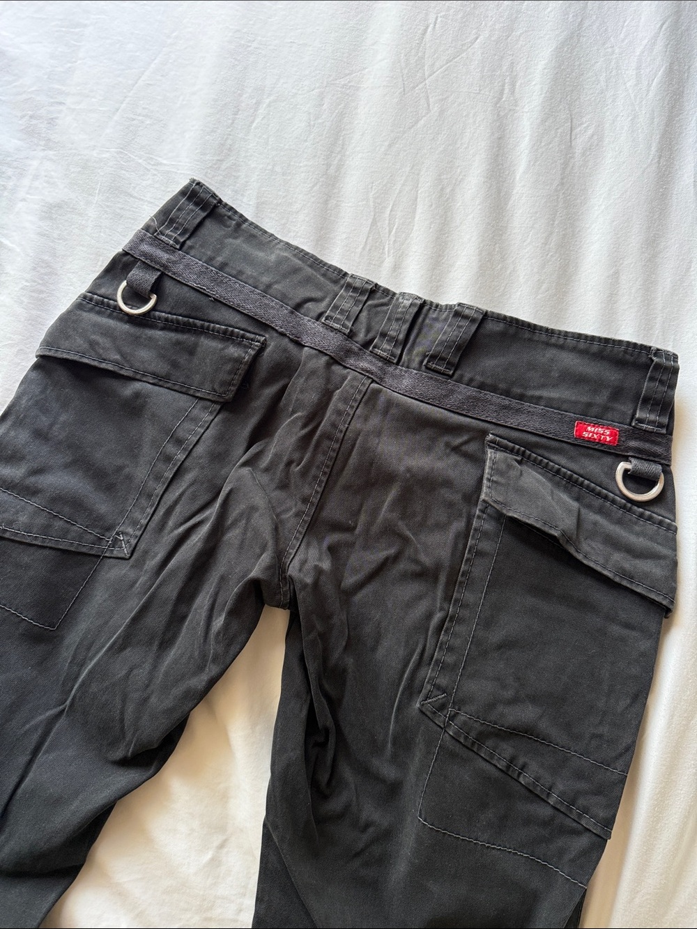 Vintage Miss Sixty Black Low-Rise Flare Pants - Picture 7 of 9